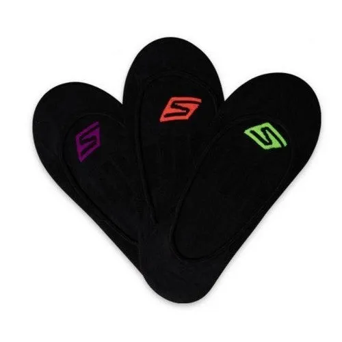 3 Pack Women's Micro Black Socks