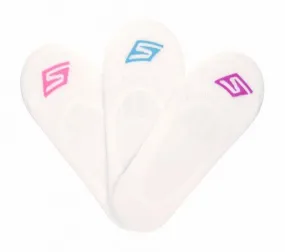 3-Pack Women's Micro White Socks