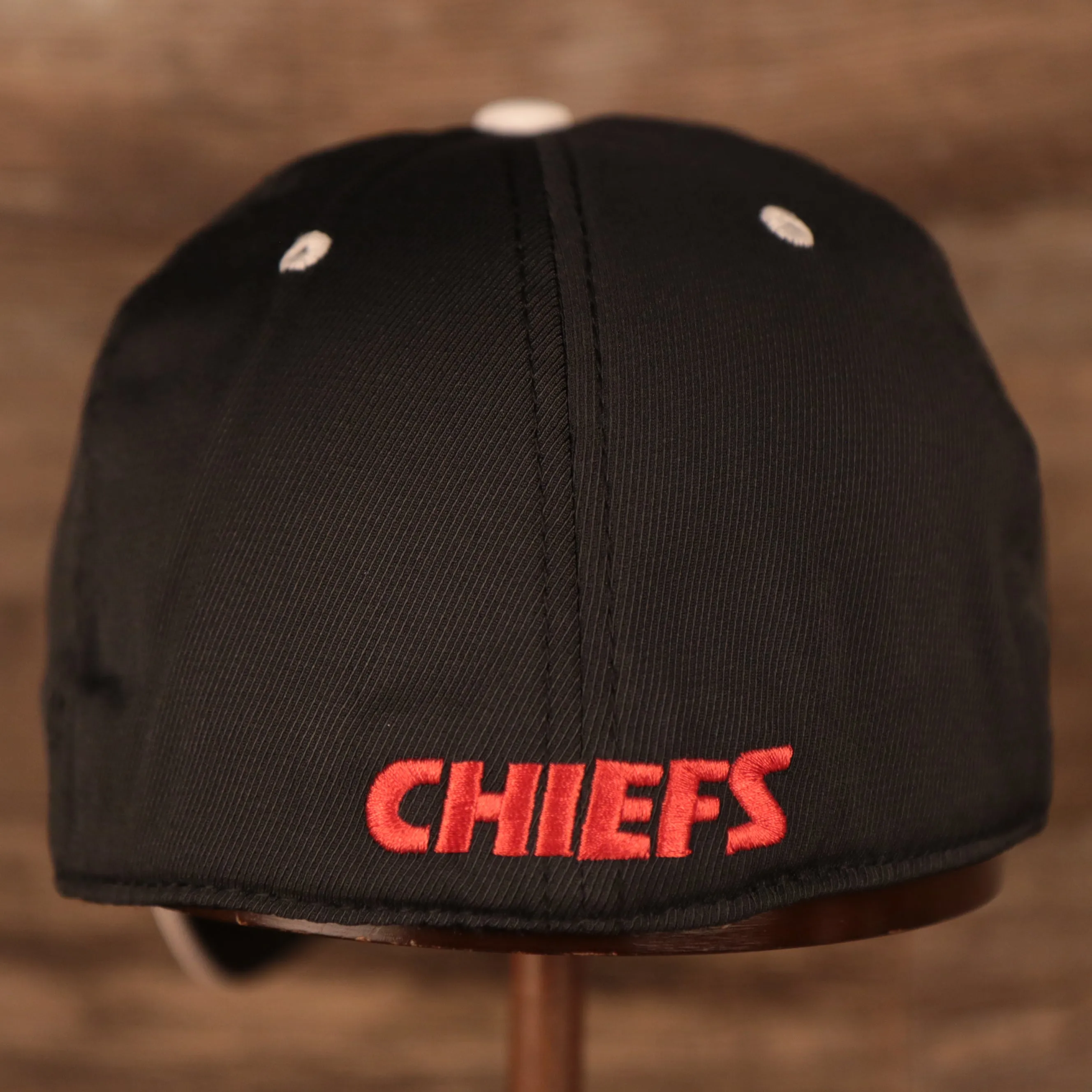 47 BRAND | KANSAS CITY  CHIEFS | STRETCH FIT | CHIEFS LETTERING FRONT | COTTON | FLEXFIT HAT | RED/BLACK/WHITE | OSFM