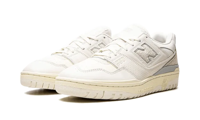 550 Aime Leon Dore White Leather sneakers