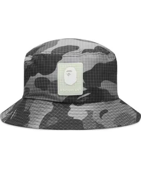 A Bathing Ape Men's Grid Camo Bucket Hat