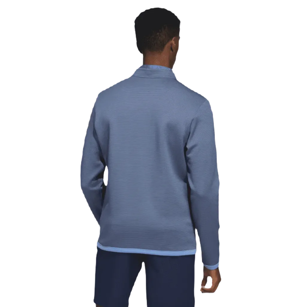 Adidas Microdot Golf Pullover 1/4 Zip - Navy 2023 Adidas Golf Pullover Navy 1/4 Zip Microdot