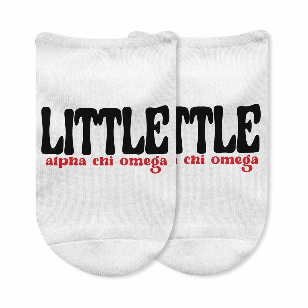 Alpha Chi Omega Socks for Big and Little Sisters