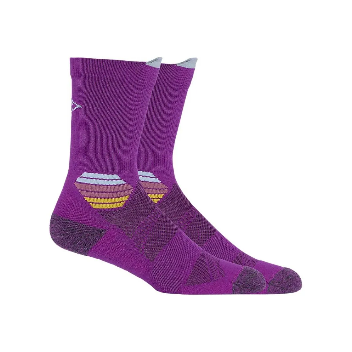 Asics Fujitrail Purple Running Socks