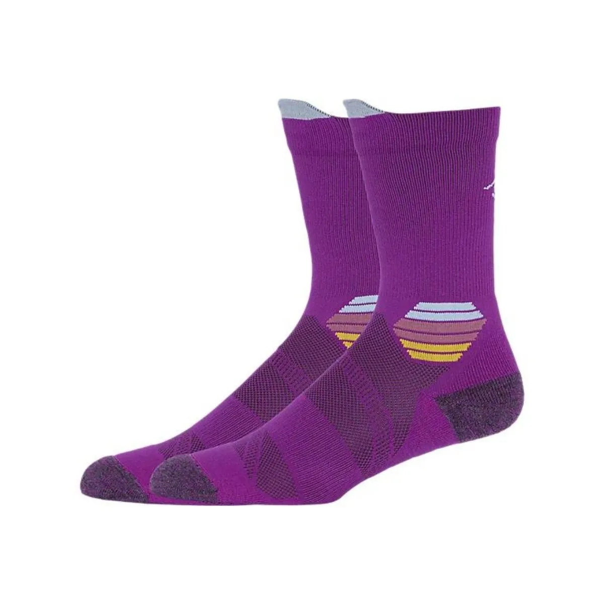 Asics Fujitrail Purple Running Socks