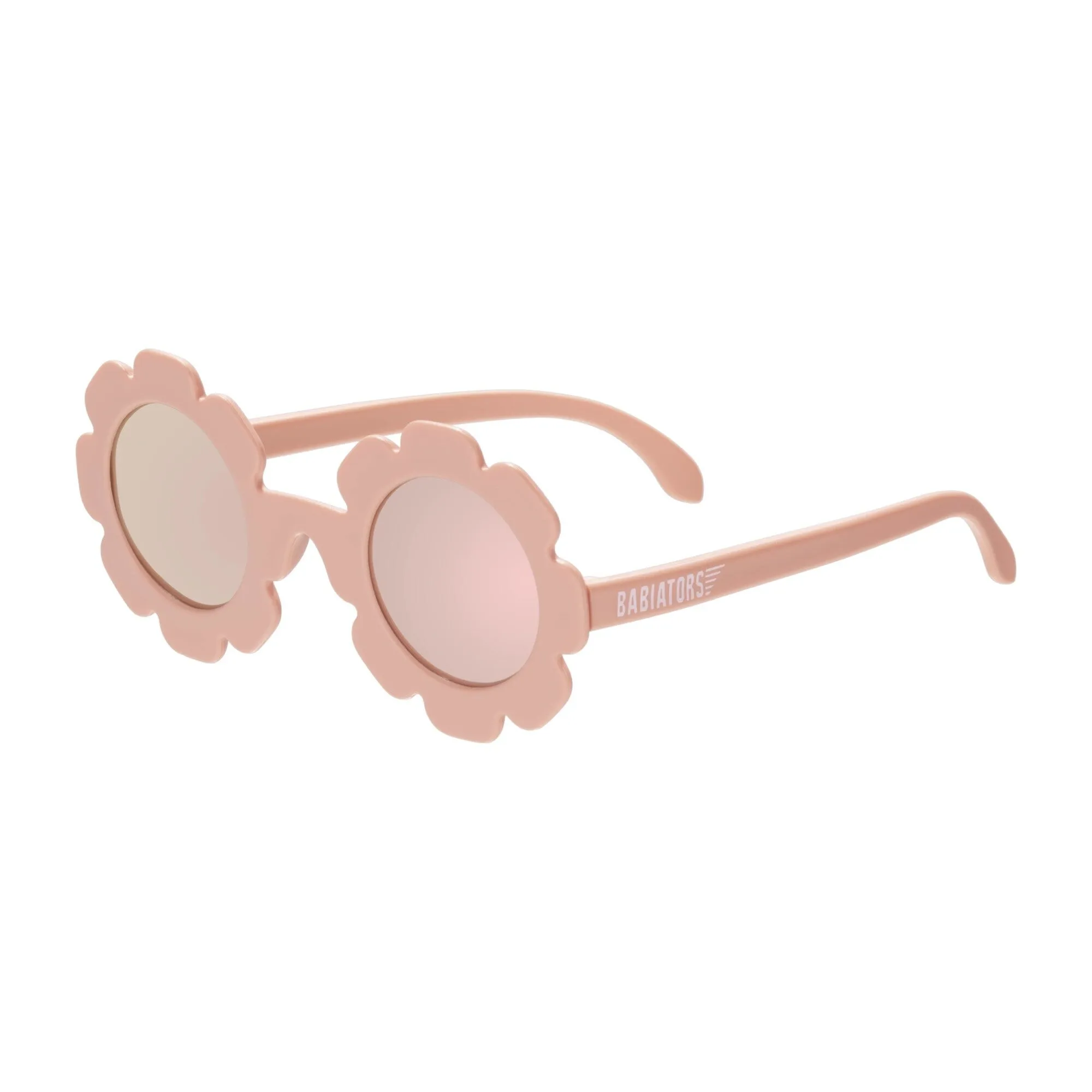 Babiators Polarized Flower Sunglasses - Peachy Keen / Rose Gold Mirrored Lenses can be rewritten into Peachy Keen Babiators Pola