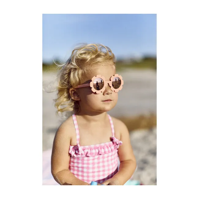 Babiators Polarized Flower Sunglasses - Peachy Keen / Rose Gold Mirrored Lenses can be rewritten into Peachy Keen Babiators Pola