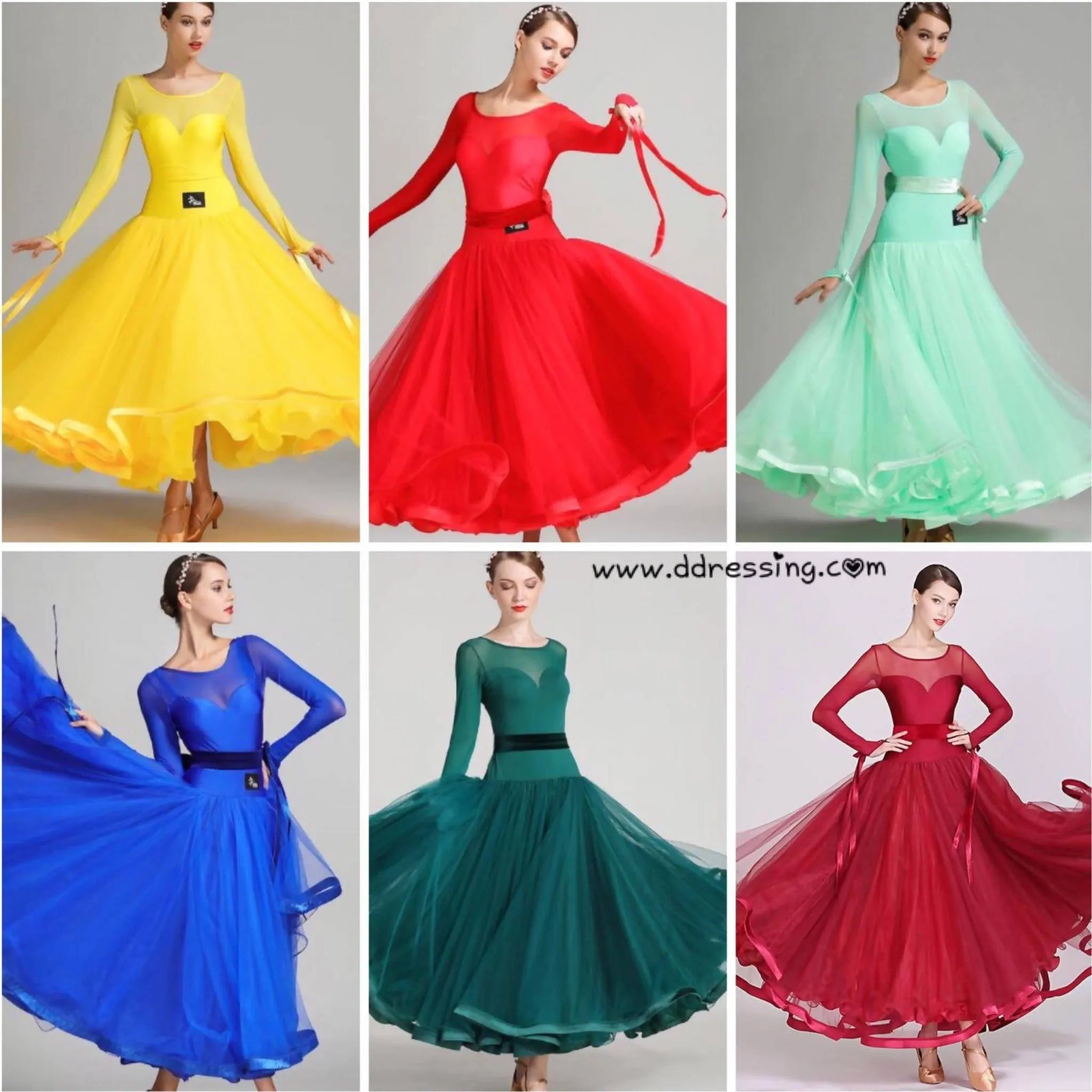 Ballroom Dancewear - Stunning Multi-Color Options | s7007