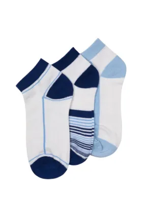 Beverly Hills Polo Club Low-Cut Women's Socks - 3 Pairs