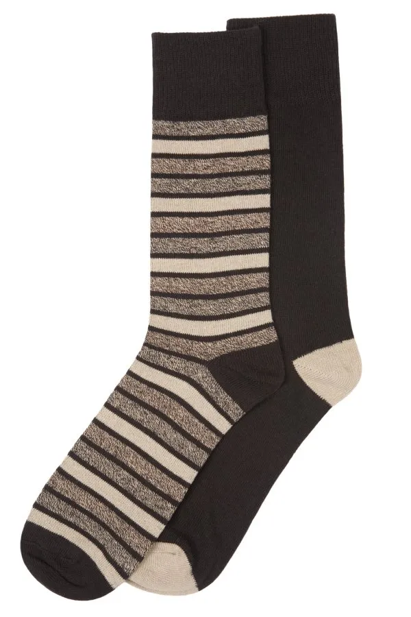 Beverly Hills Polo Club Men's Dress Socks - 2 Pairs