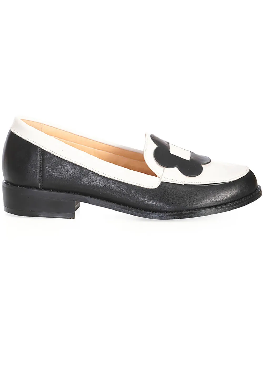 Black 60's Loafers - Banned Evening Primrose