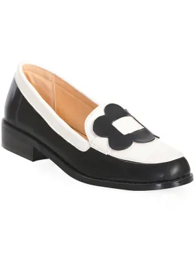 Black 60's Loafers - Banned Evening Primrose