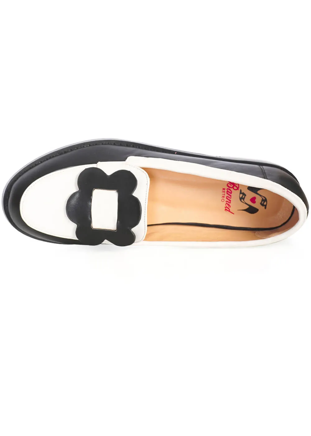 Black 60's Loafers - Banned Evening Primrose