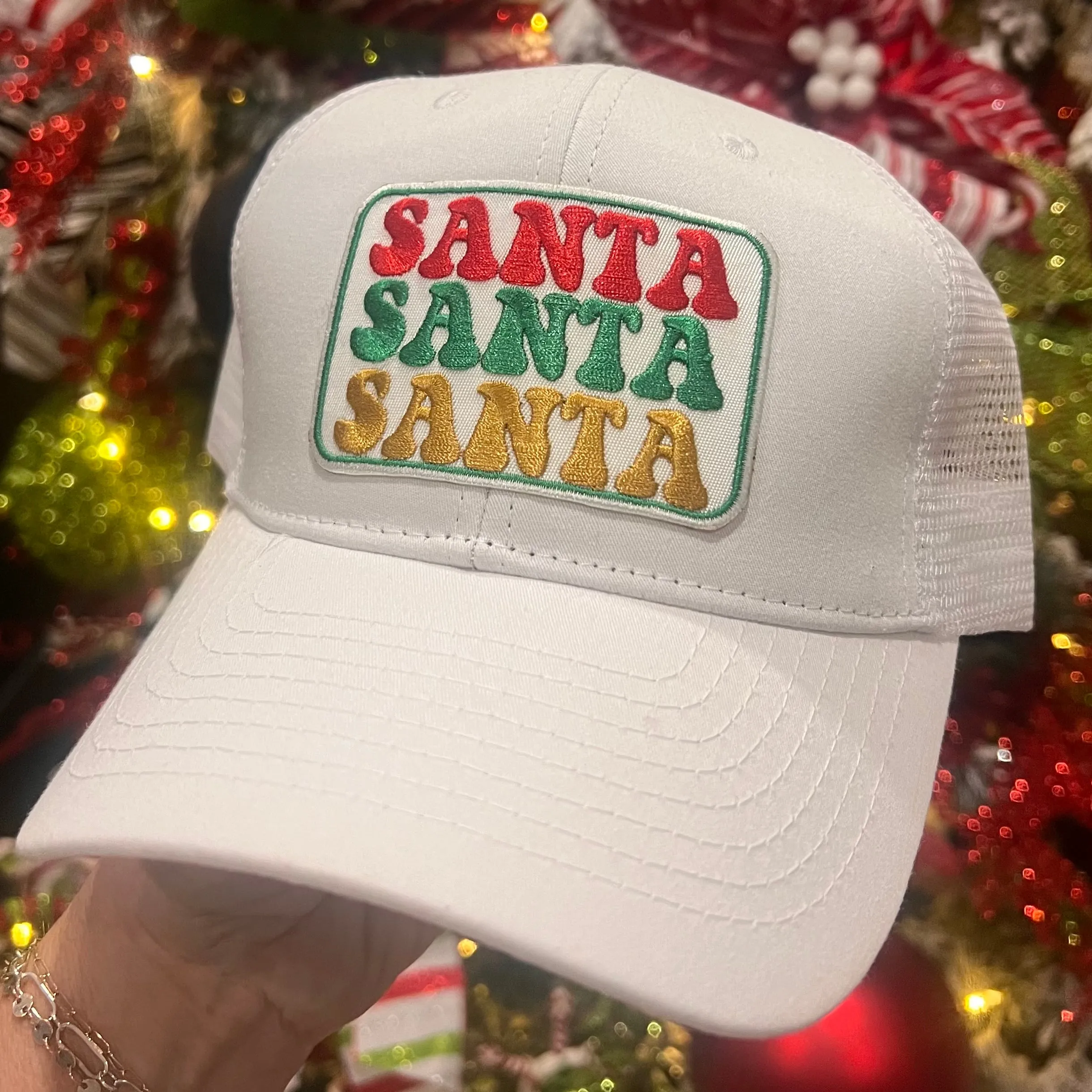 Black Friday Santa Trucker Hat