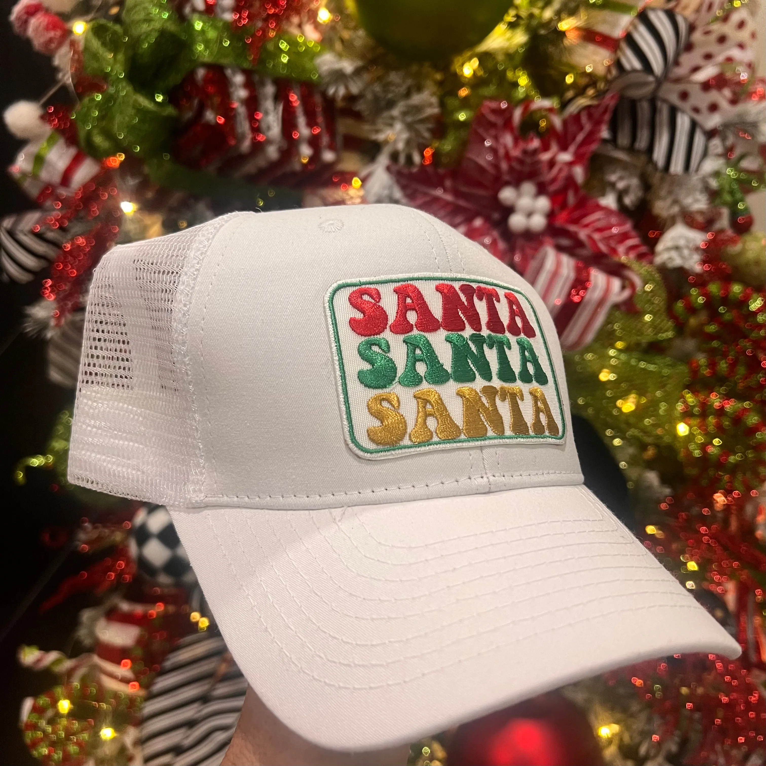 Black Friday Santa Trucker Hat