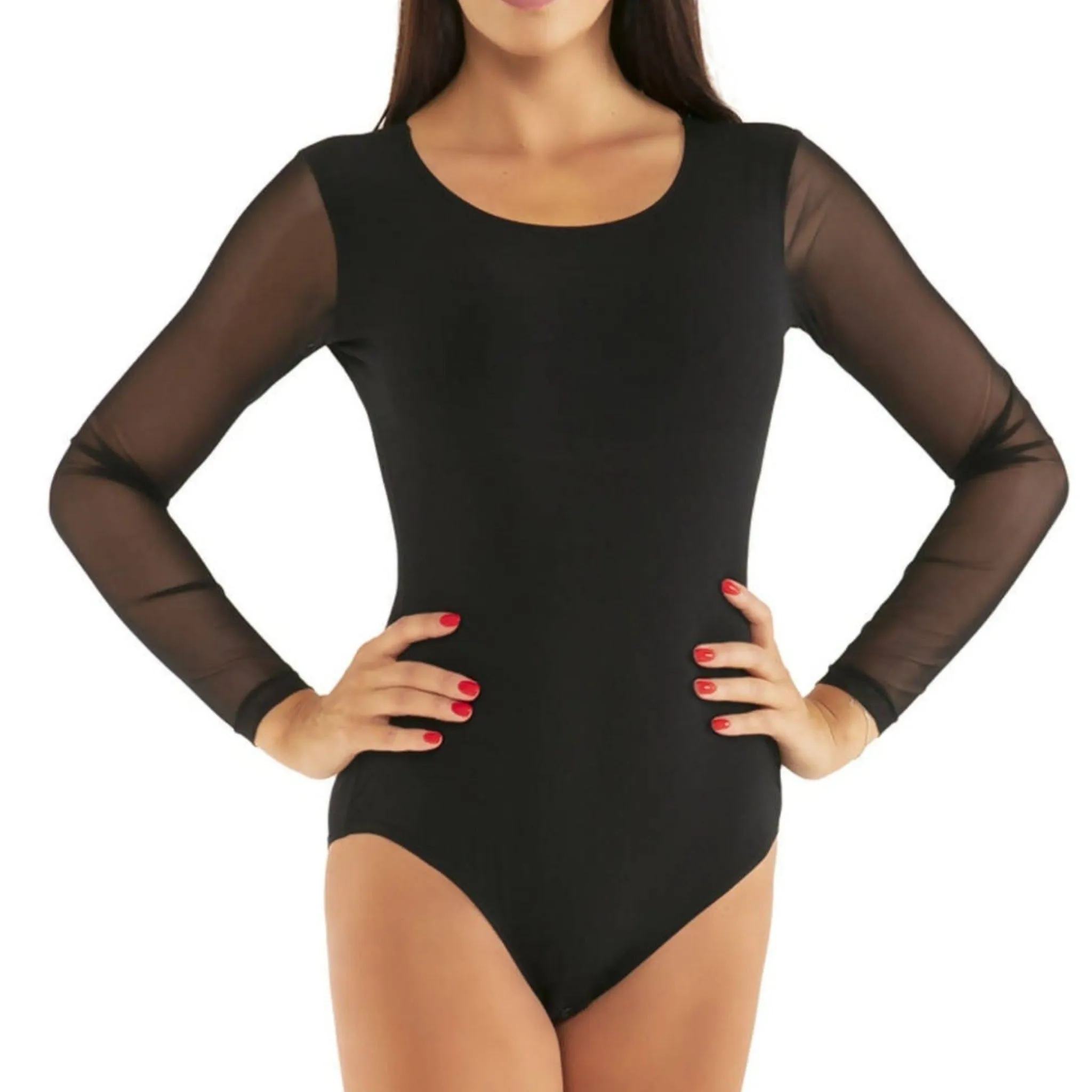 Black Latin Dancewear Body