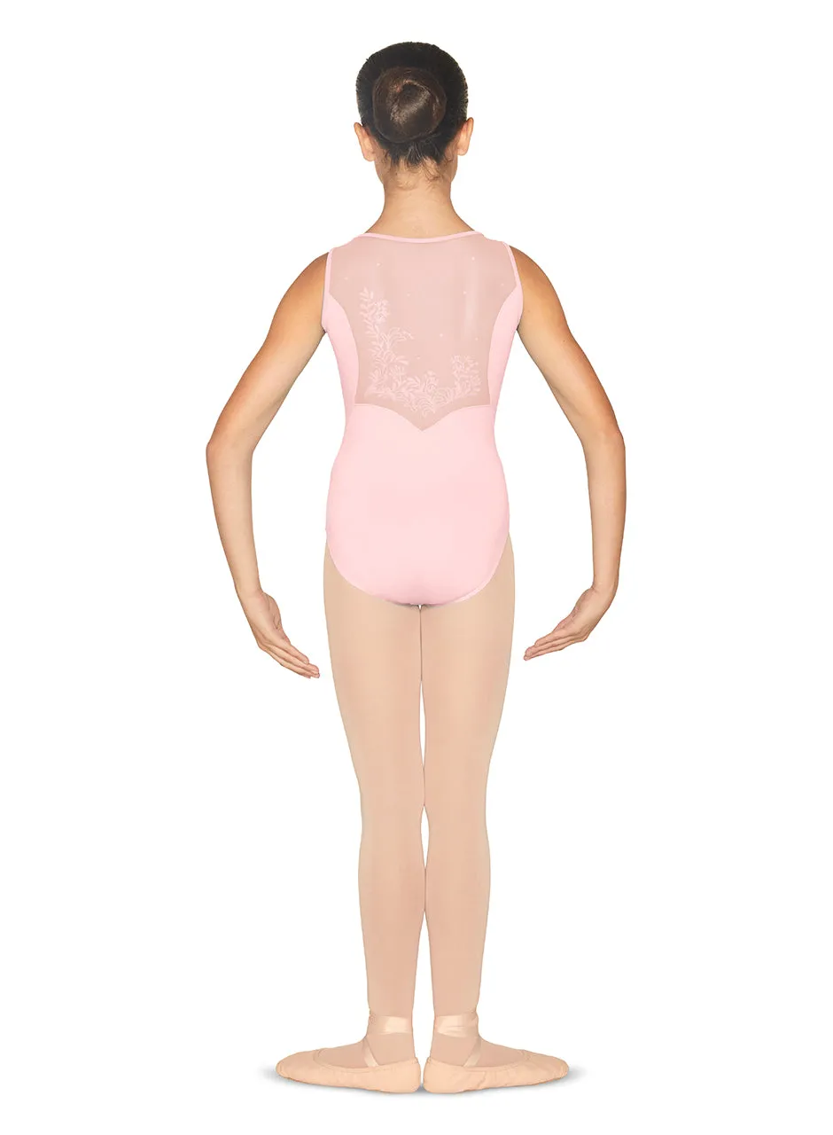 Bloch Child Tank Leotard with Mesh Back - CL5565