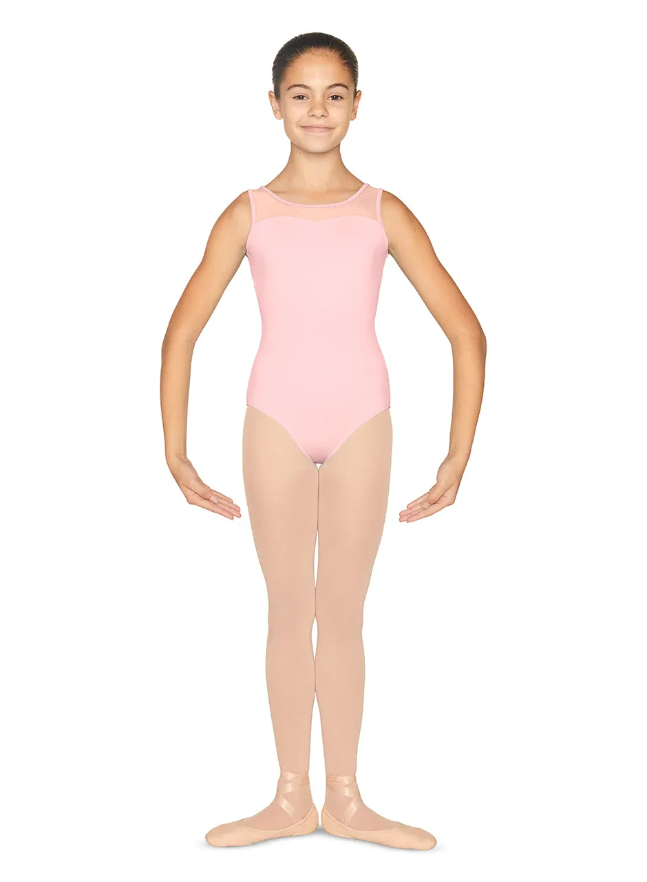 Bloch Child Tank Leotard with Mesh Back - CL5565