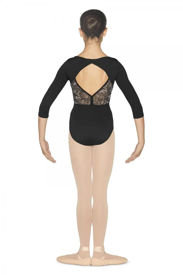 Bloch Open Back 3/4 Sleeve Leotard - CL4819