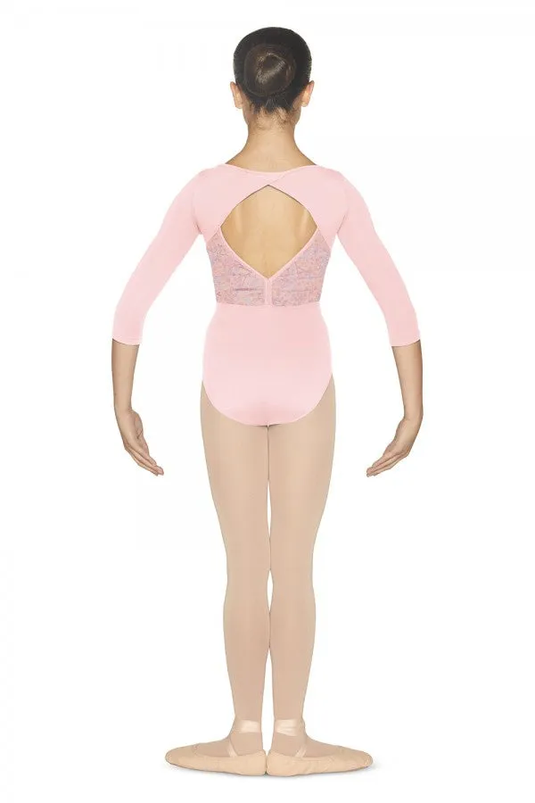 Bloch Open Back 3/4 Sleeve Leotard - CL4819