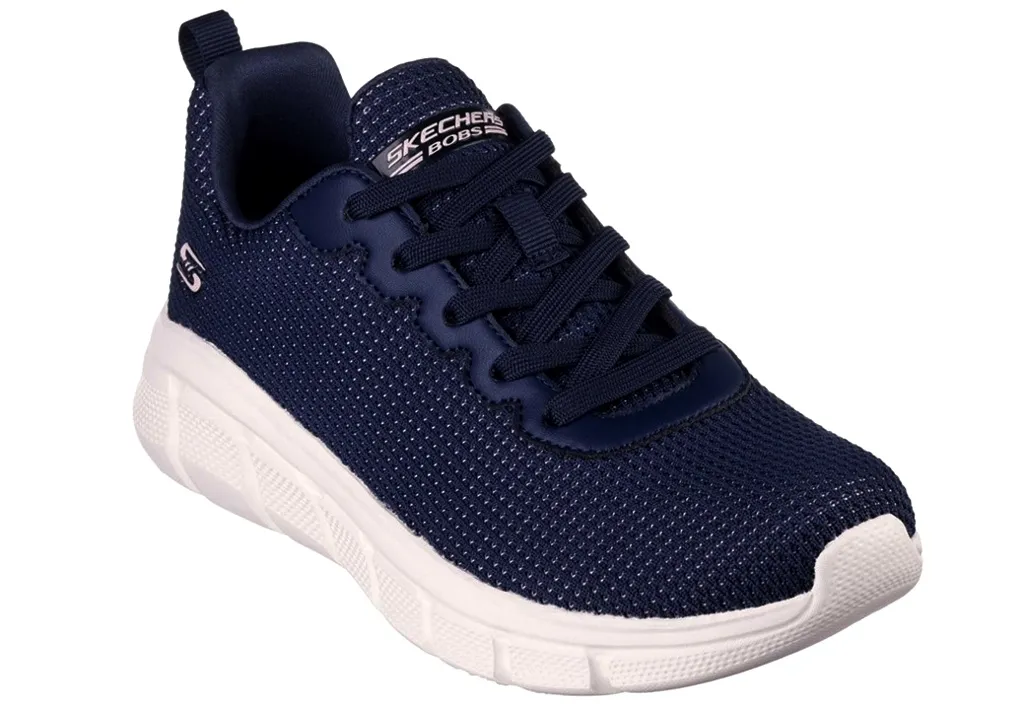 Bobs Flex-Visionar Navy Sneakers for Women by Skechers