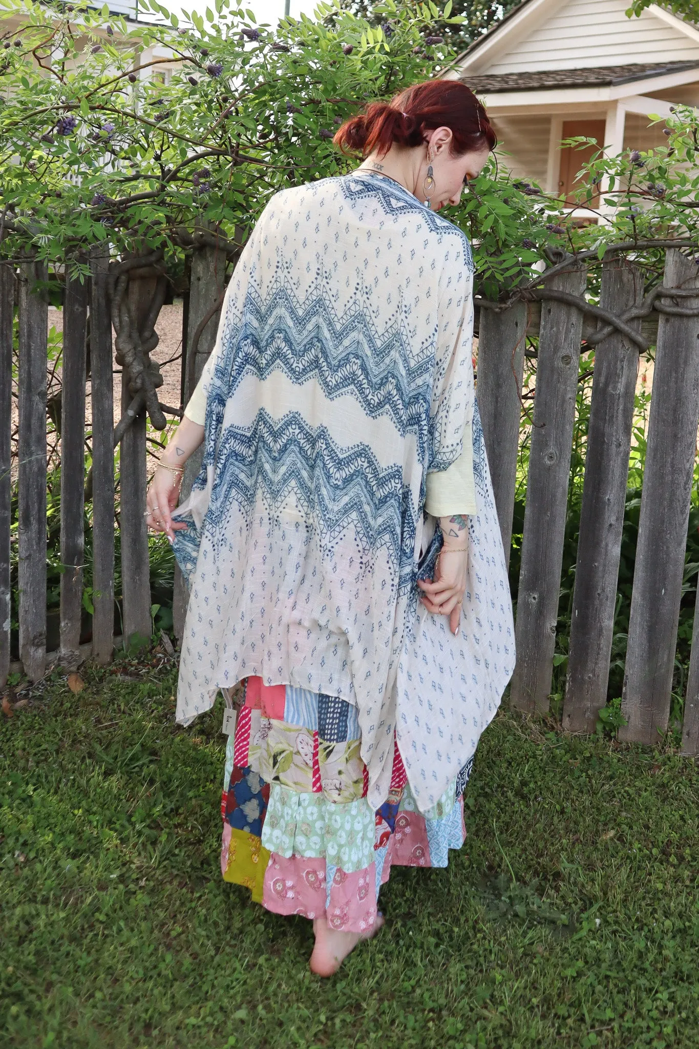 Boho Chevron Kimono