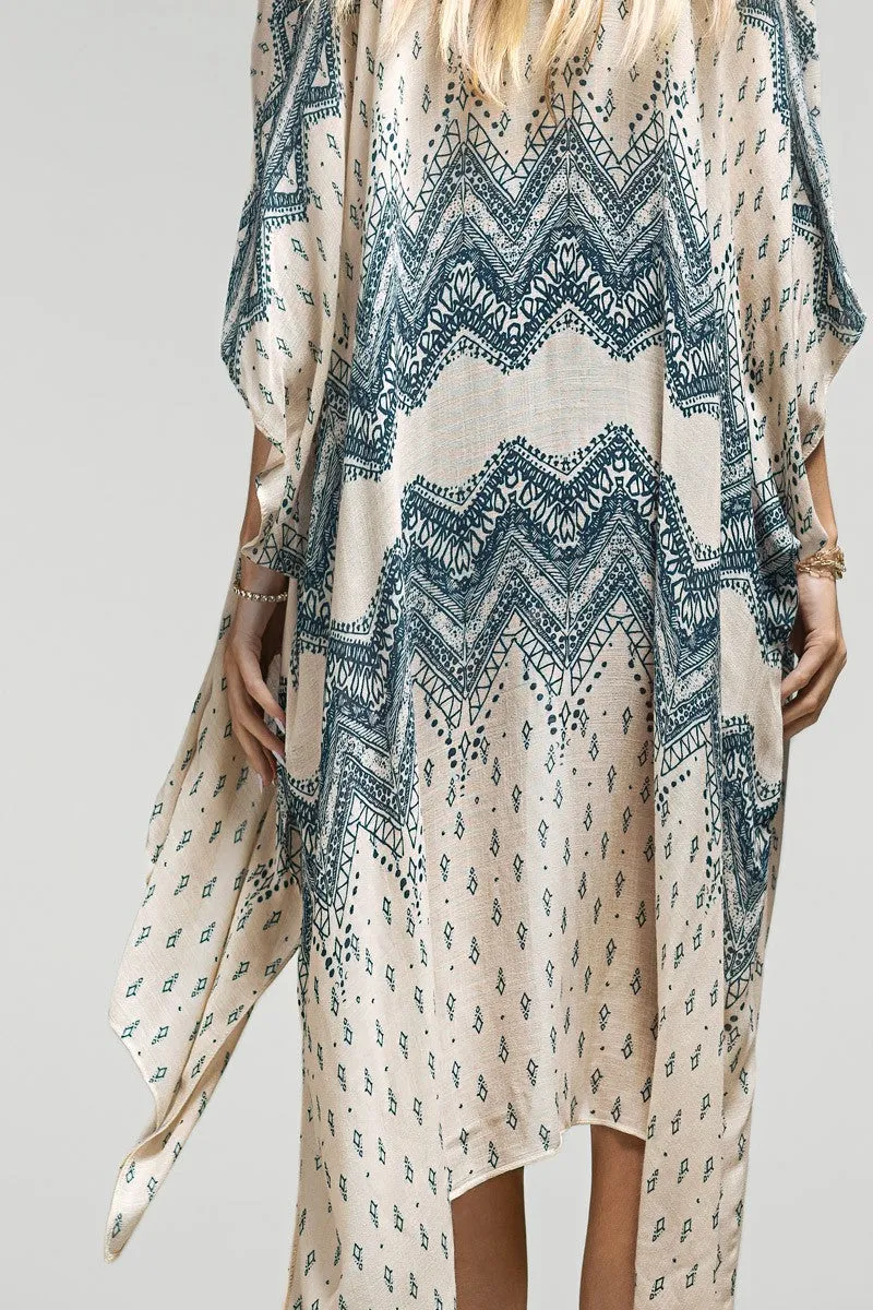 Boho Chevron Kimono