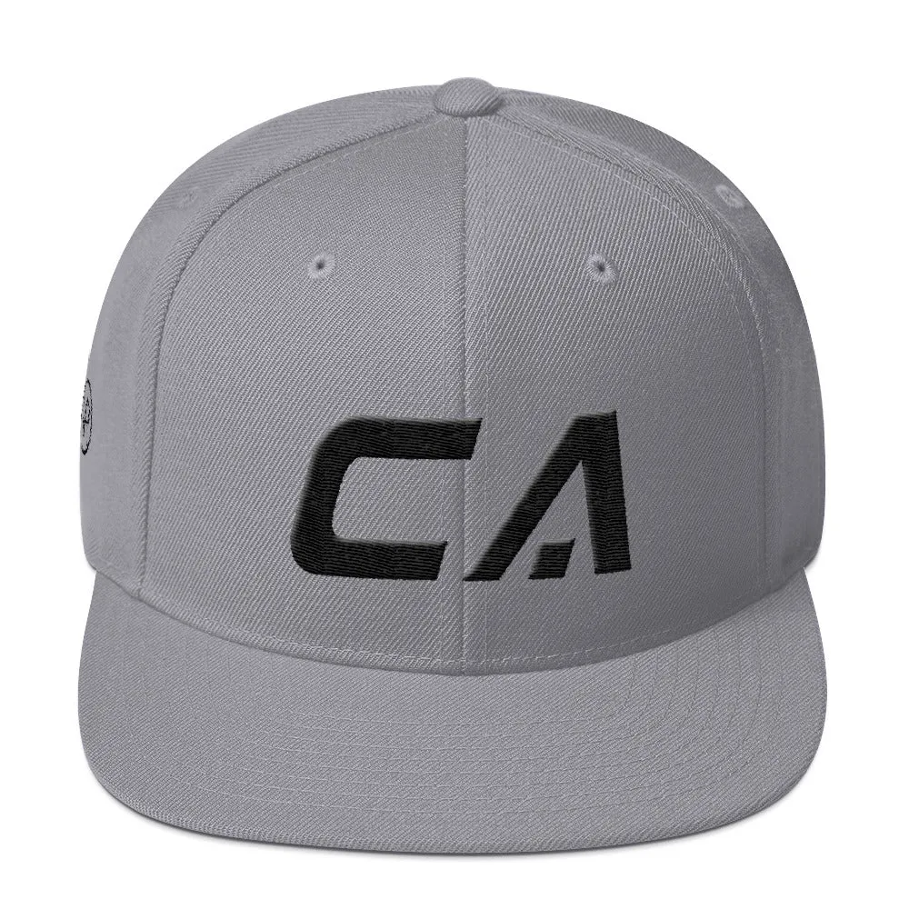 California hat - black embroidery - CA - many color options