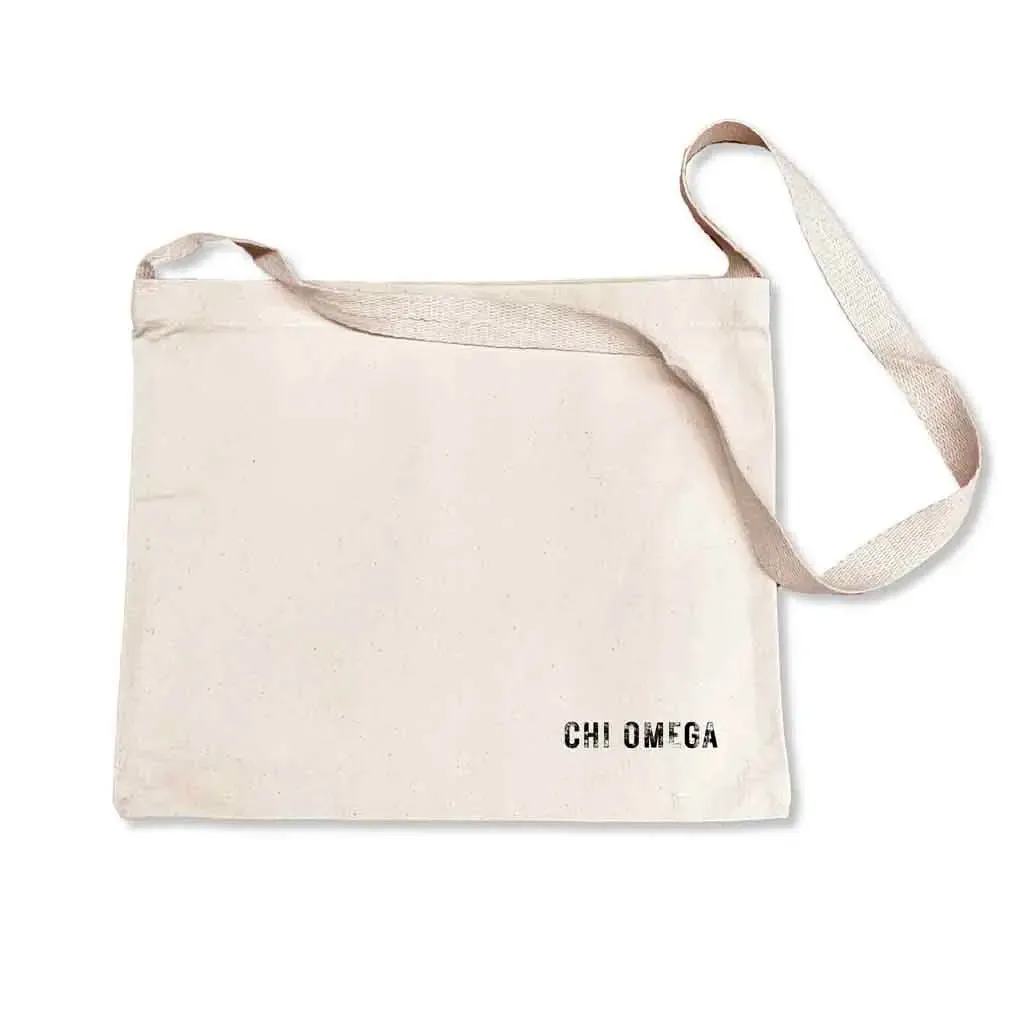 Chi Omega Sorority Bag, Cross Body Strap - Shop Now