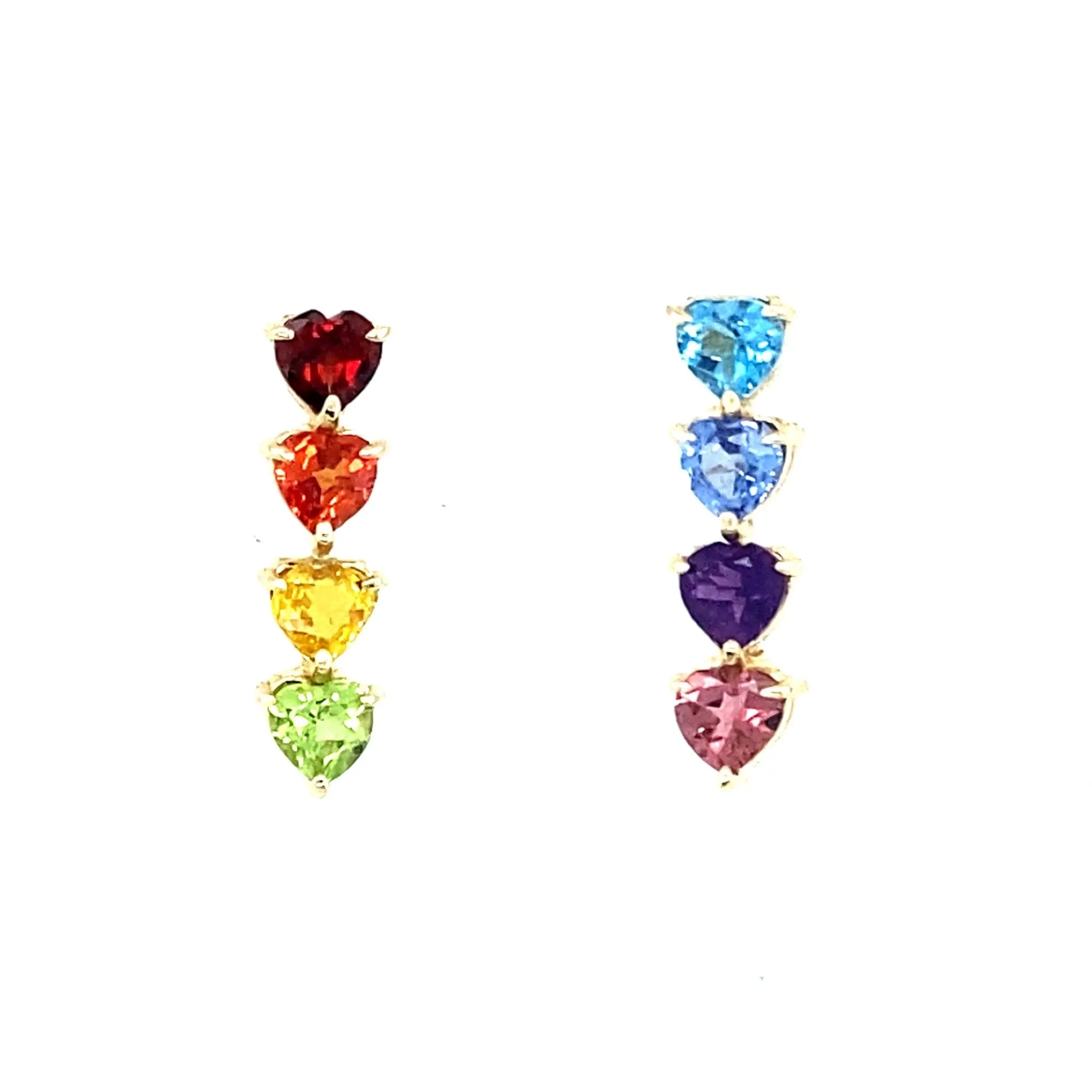 Colorful heart ear crawlers