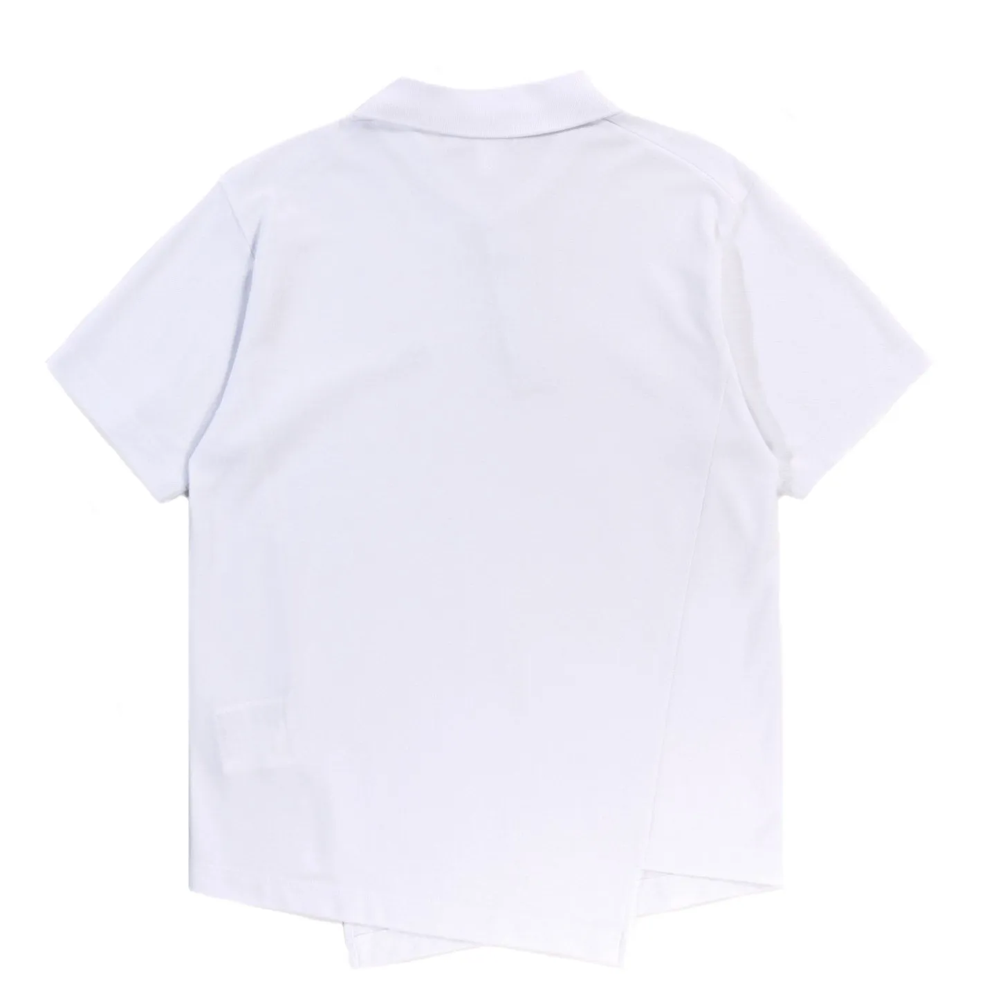 COMME DES GARCONS SHIRT T015 LACOSTE WHITE POLO