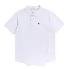 COMME DES GARCONS SHIRT T015 LACOSTE WHITE POLO