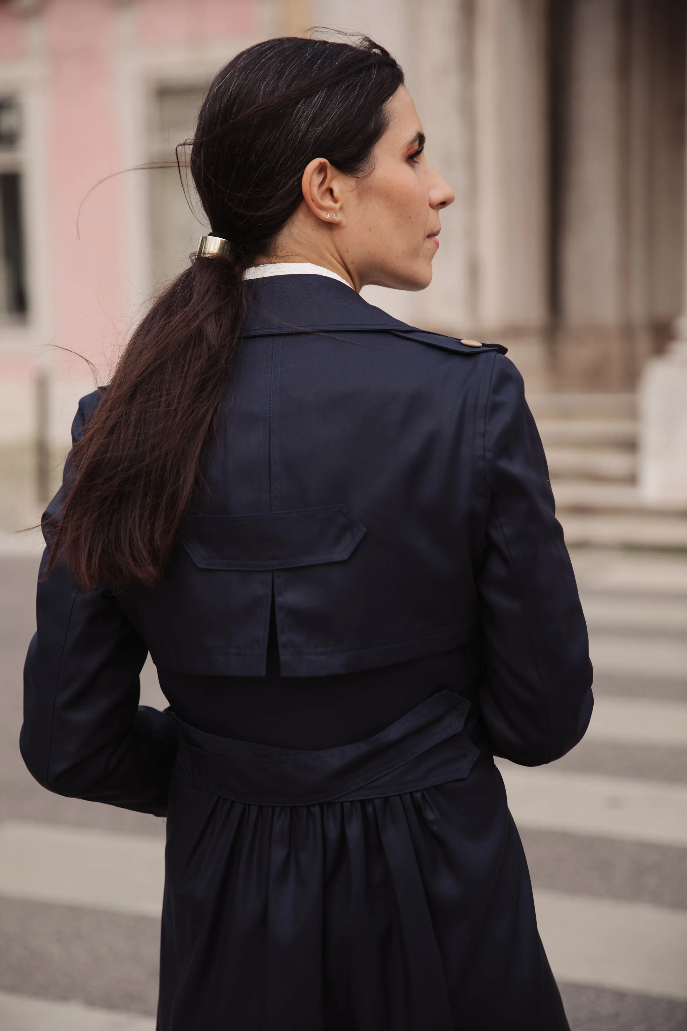 Copenhagen navy coat