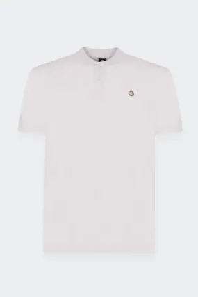 Cotton Stretch White Polo Shirt - Online Shopping