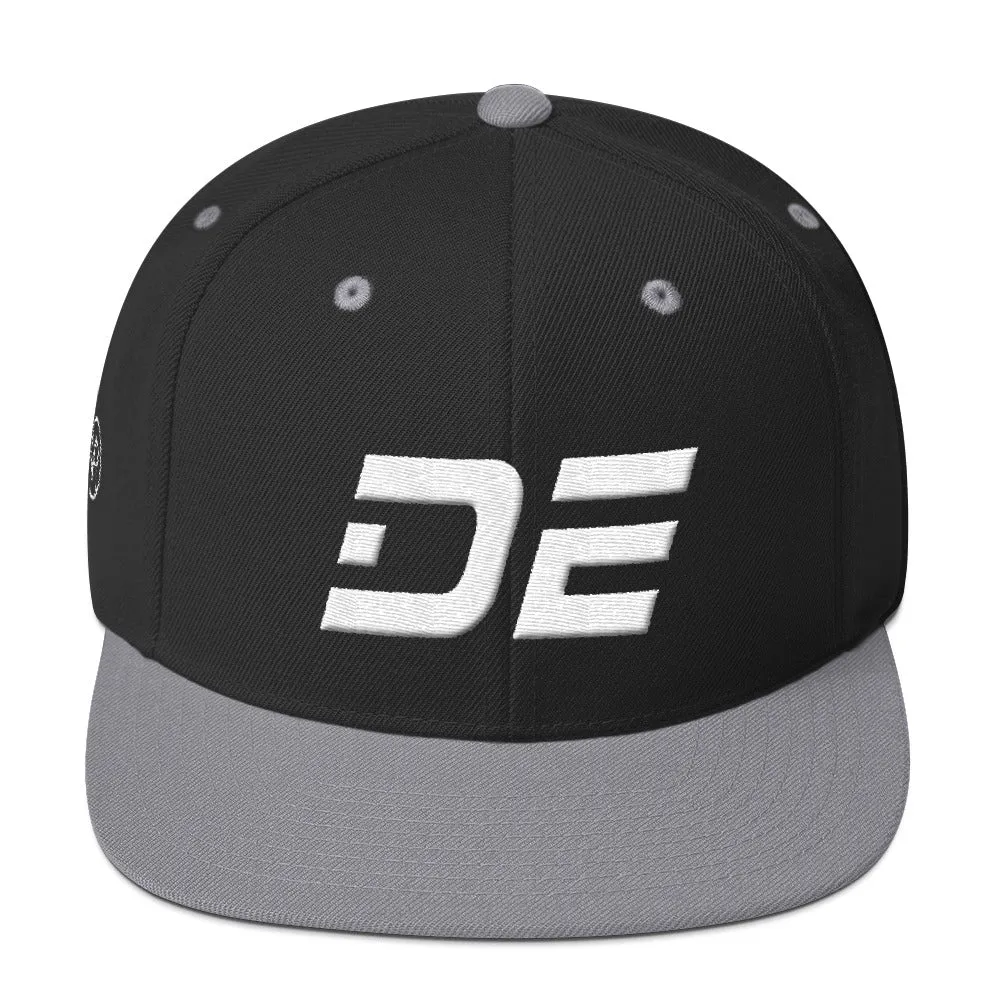 Delaware Hat - White Embroidery - DE - Multiple Hat Color Choices