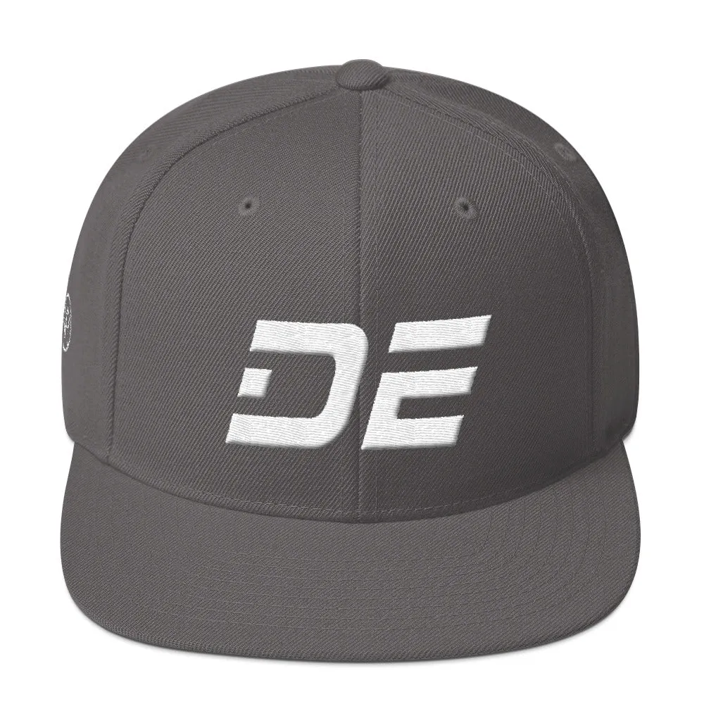 Delaware Hat - White Embroidery - DE - Multiple Hat Color Choices