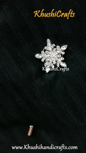 Designer Stone Saree Brooch