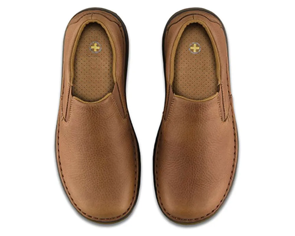 Dr. Martens Men’s Boyle Slip-On Loafers  (Tan Grizzly)