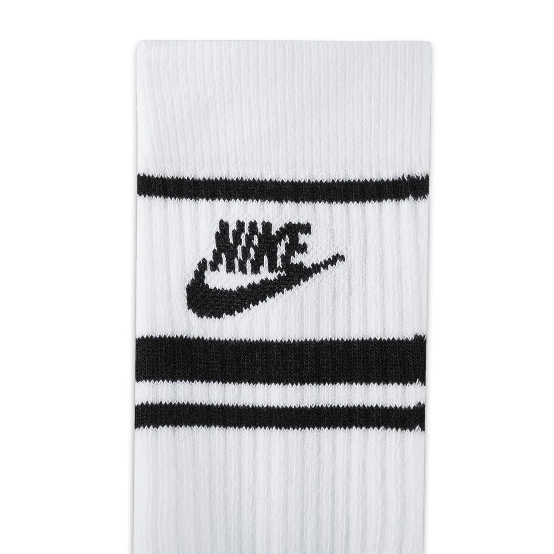 Dri-FIT Everyday Essential Crew Socks Three Pack White/Black.