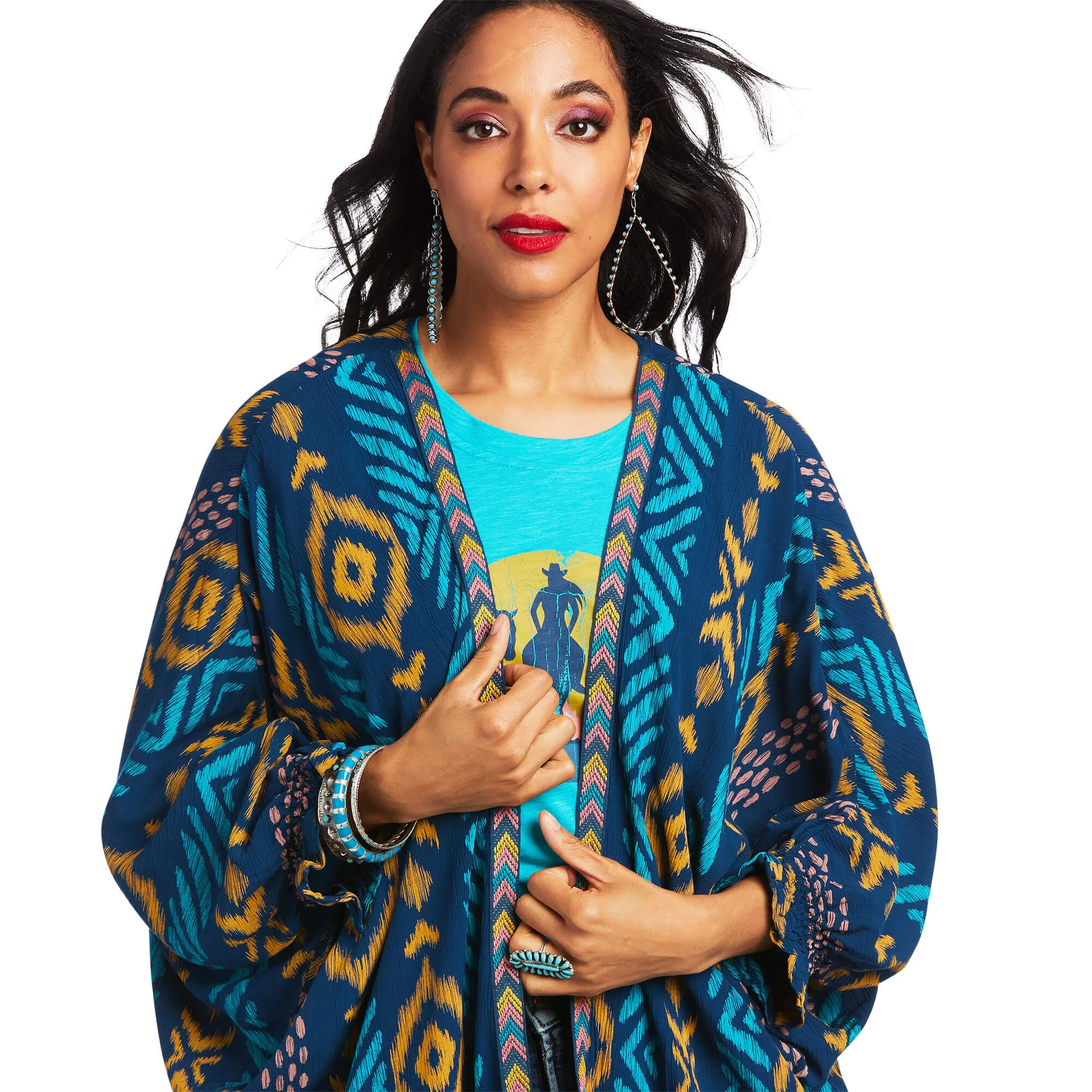 Ella Kimono Wrap can be rewritten as Stylish Kimono Wrap by Ella.