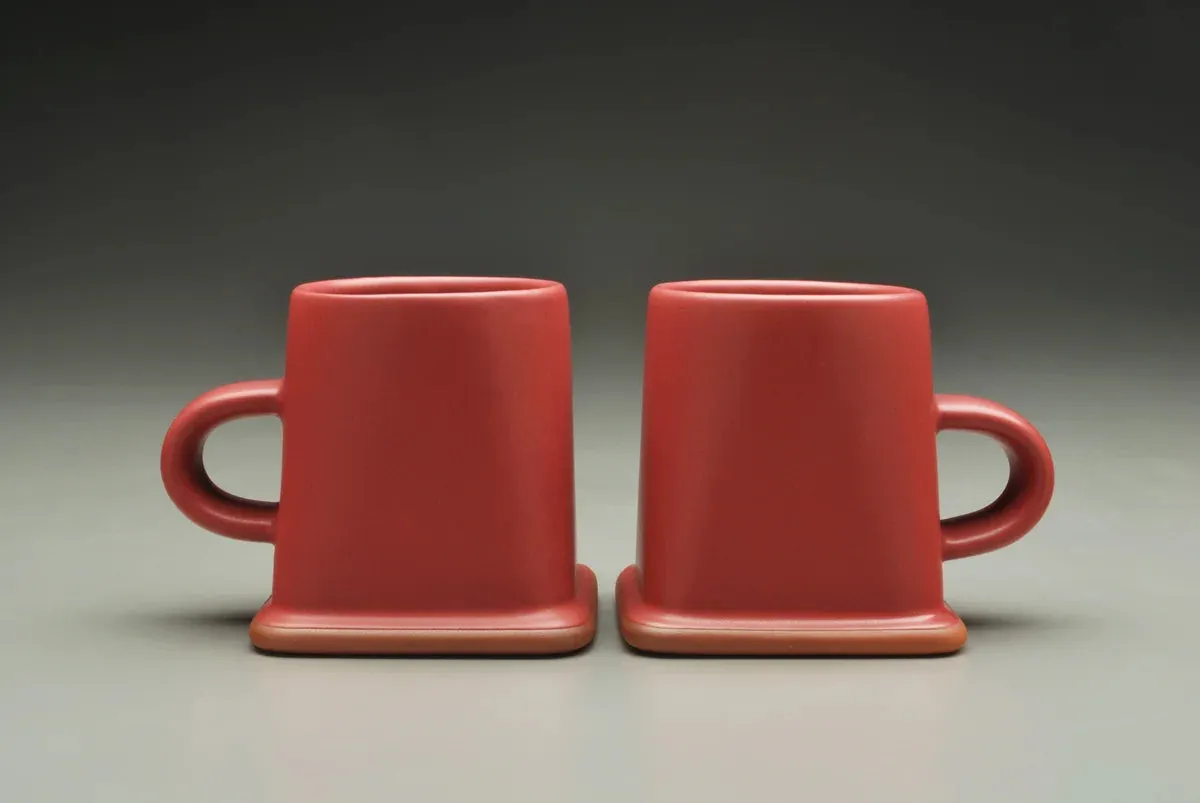 Eshelman Pottery - Square Cup (Burgundy)