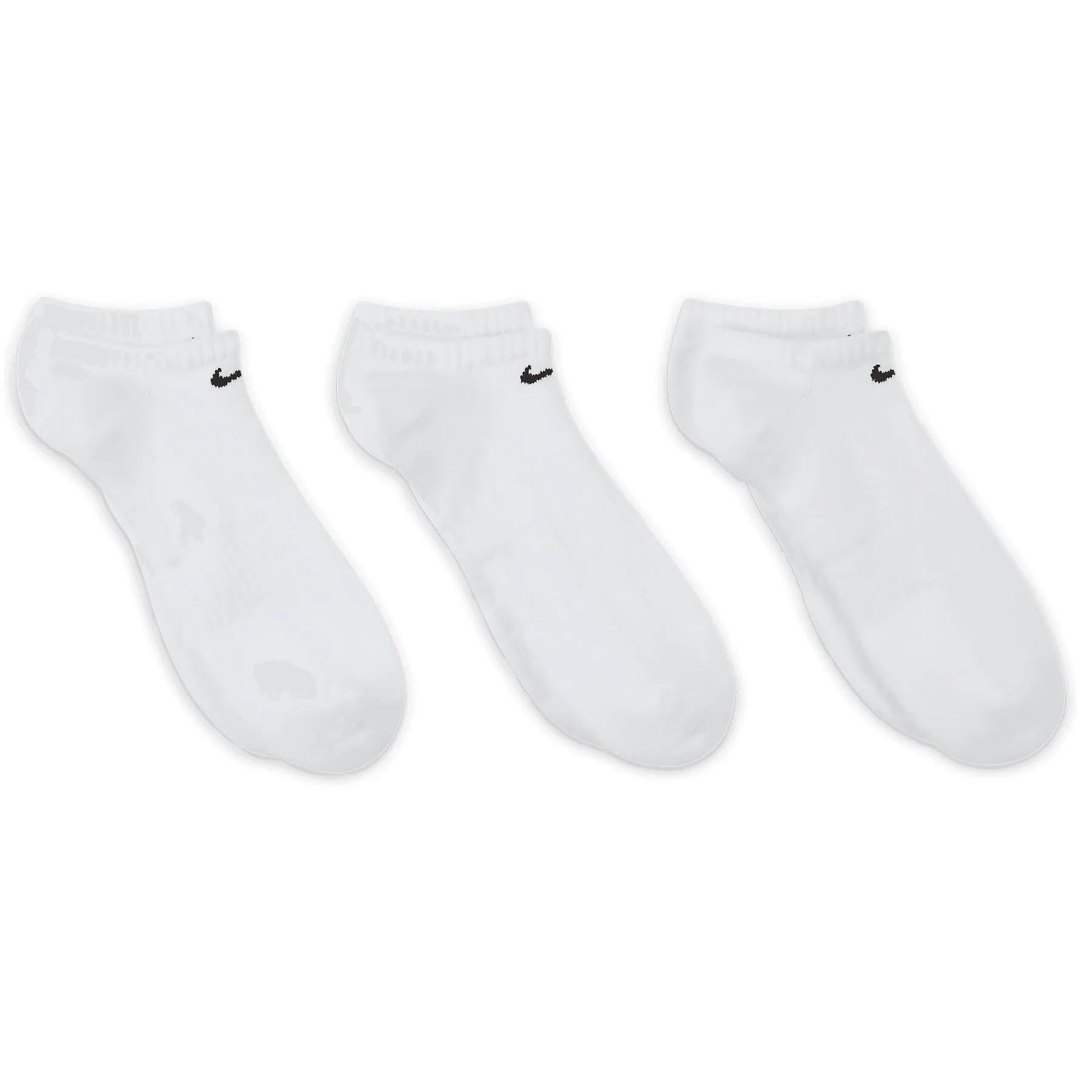 Everyday Cushioned Training Ankle Socks White - Pack of 3 - SS24