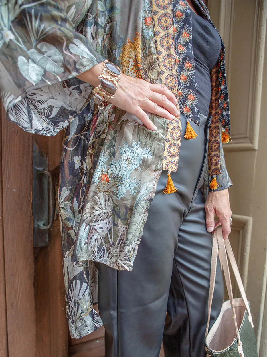 Exotic Animal Print Kimono