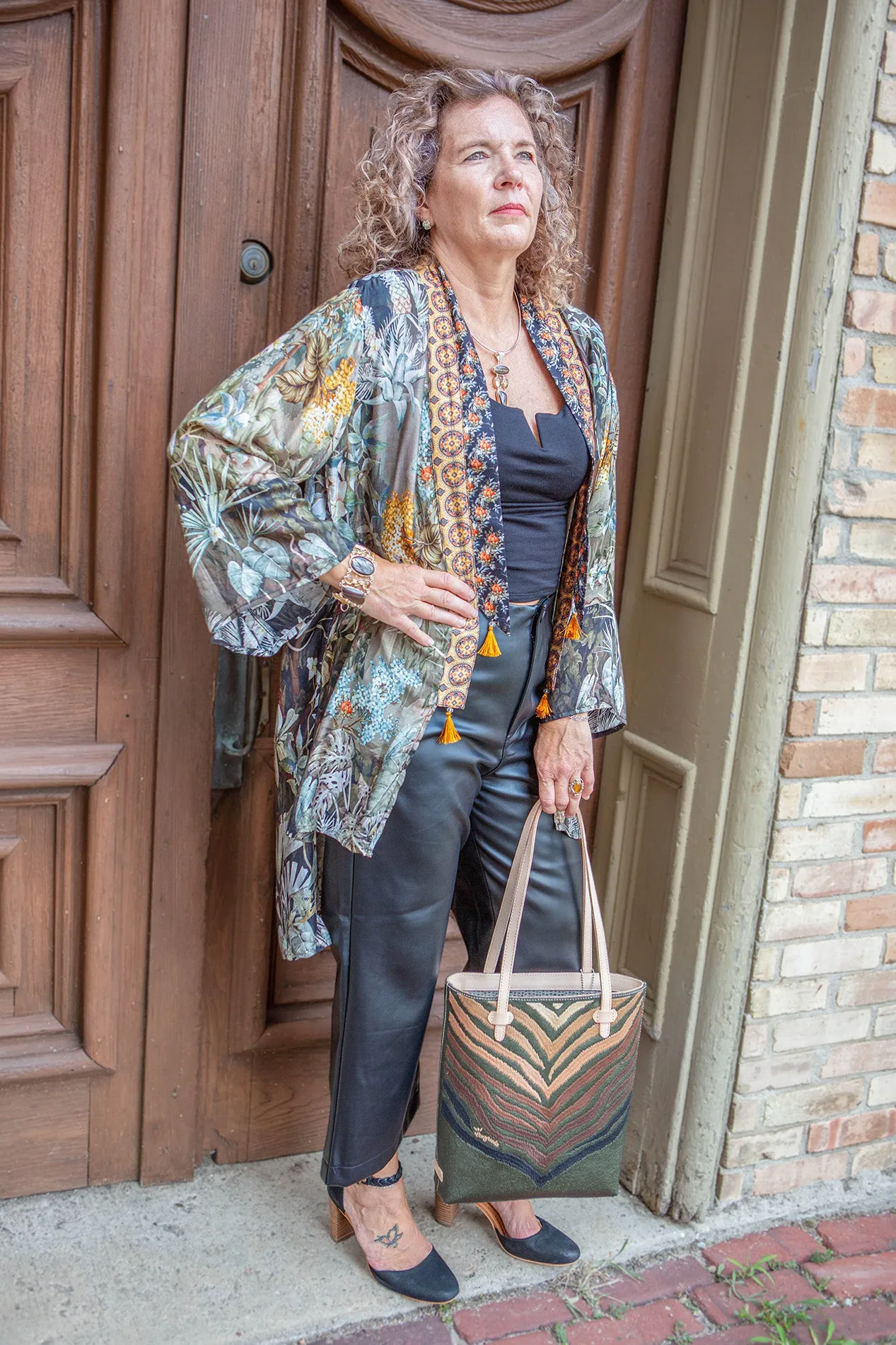 Exotic Animal Print Kimono