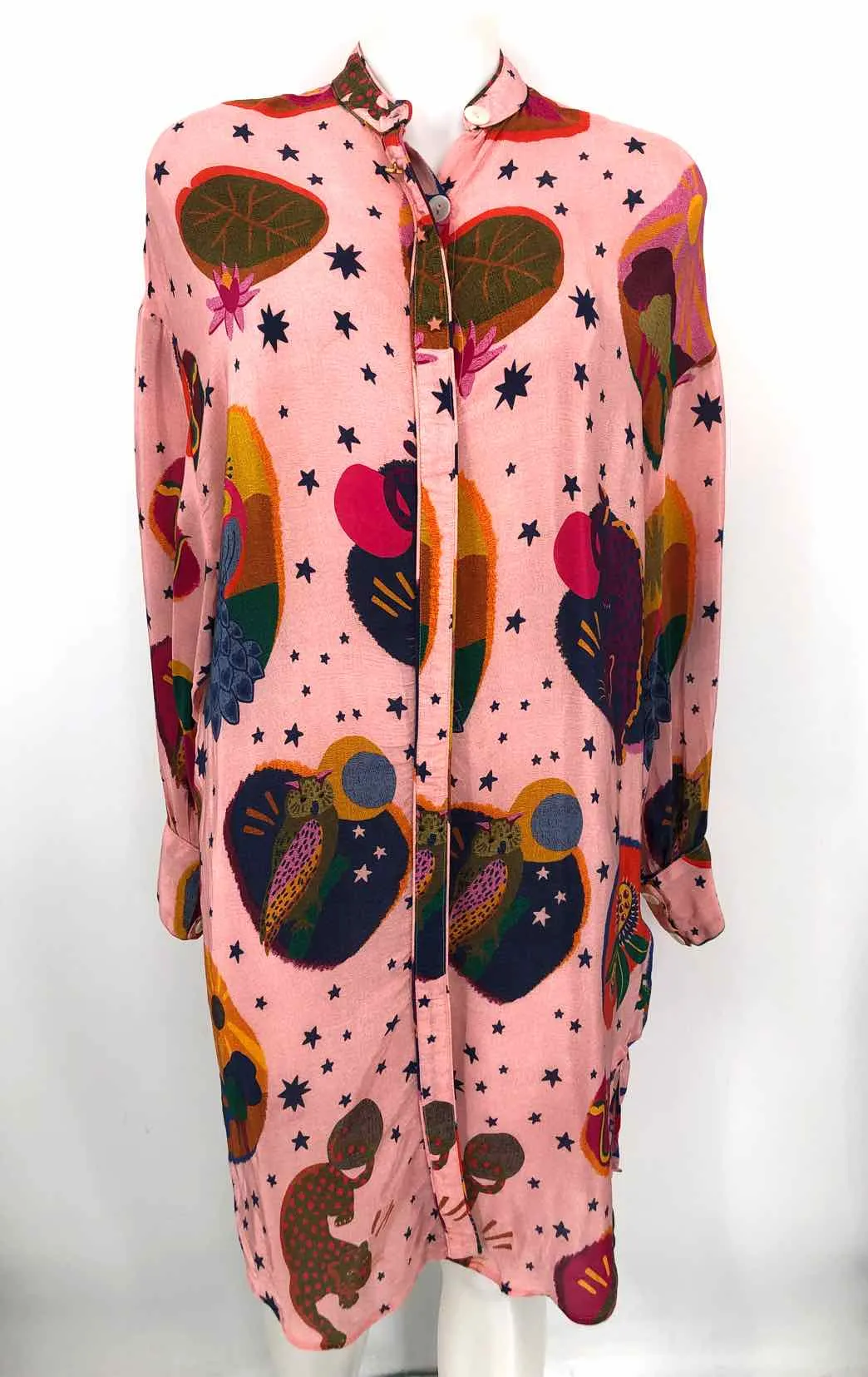 FARM RIO Pink Multi-Color Print Size X-SMALL Dress