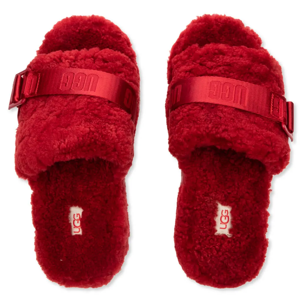 Fluffita Slipper - Ribbon Red