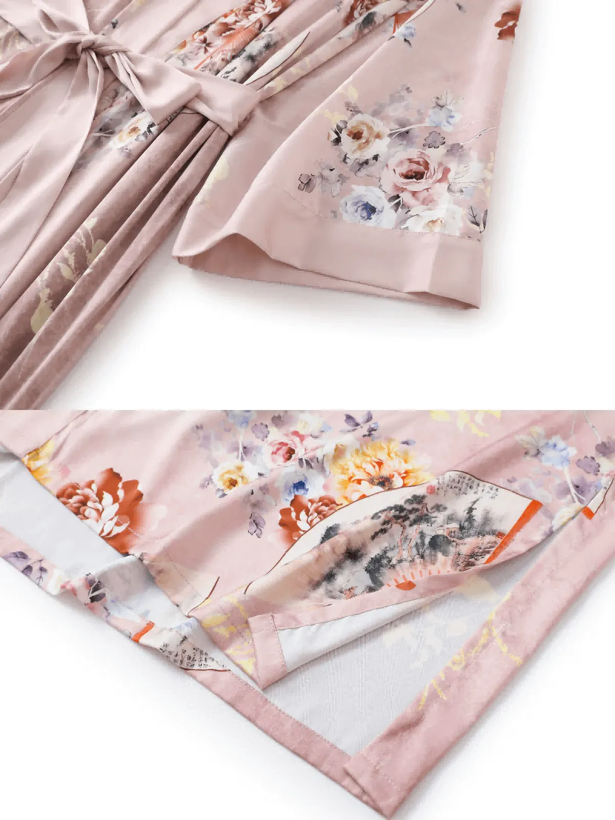 Folding Fan Kimono Robe can be rewritten as Foldable Fan Kimono Dress