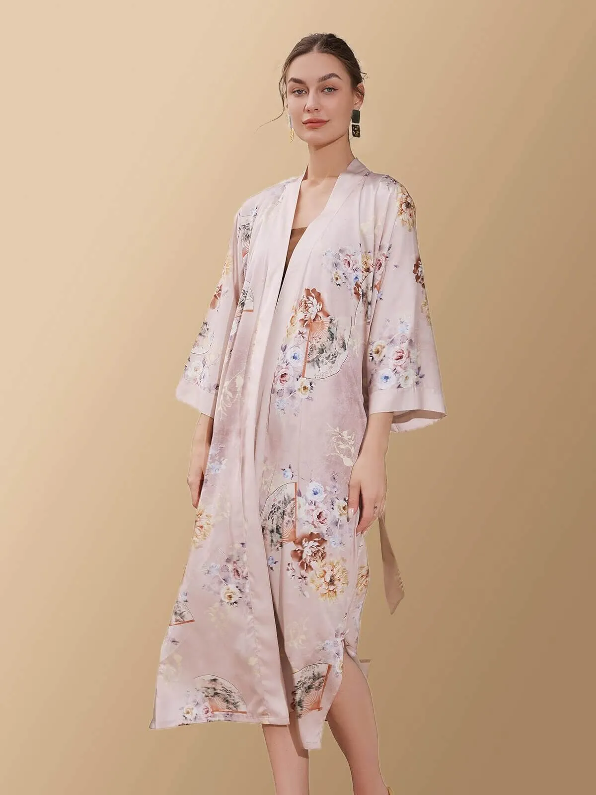 Folding Fan Kimono Robe can be rewritten as Foldable Fan Kimono Dress