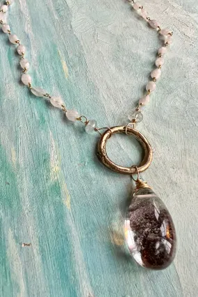 Gold Gemstone Necklace