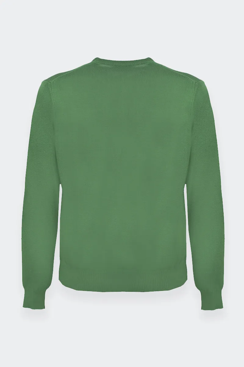 Green cotton shirt